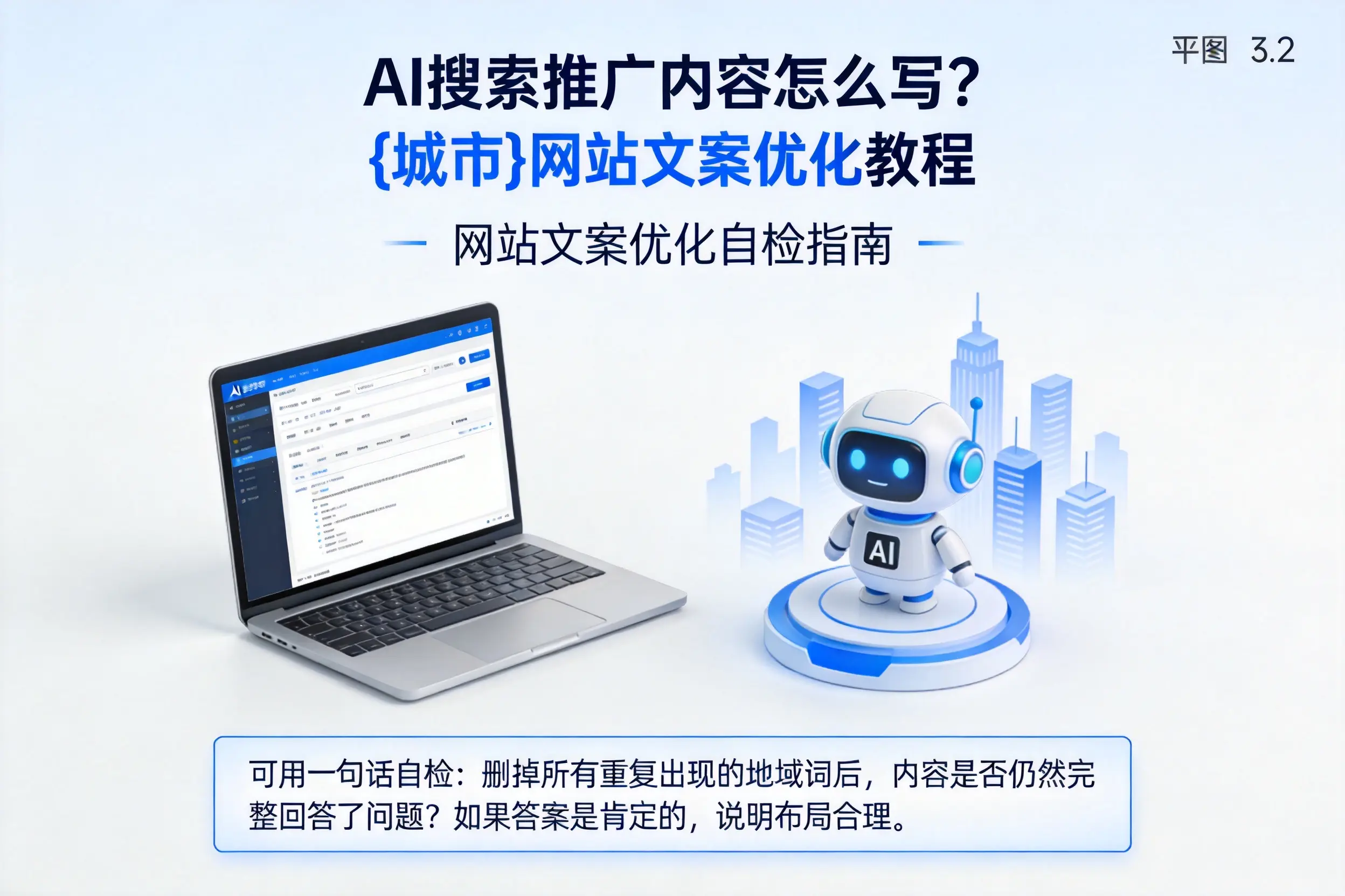 AI搜索推广内容怎么写？松原网站文案优化教程