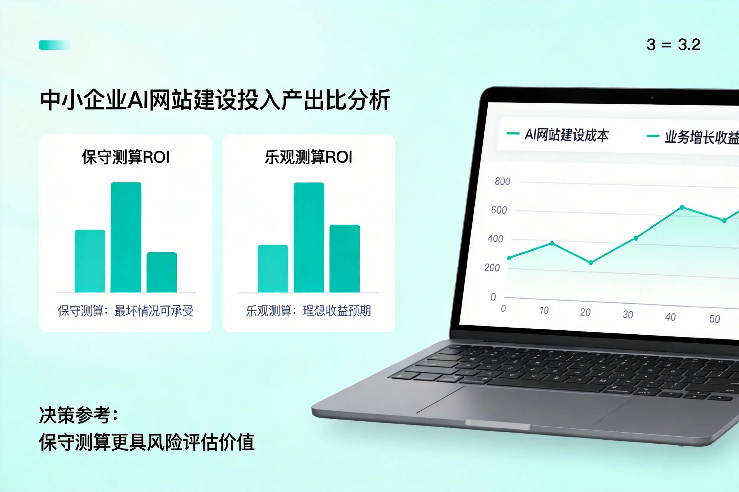 松原中小企业AI网站建设投入产出比怎么算?先看这份分析