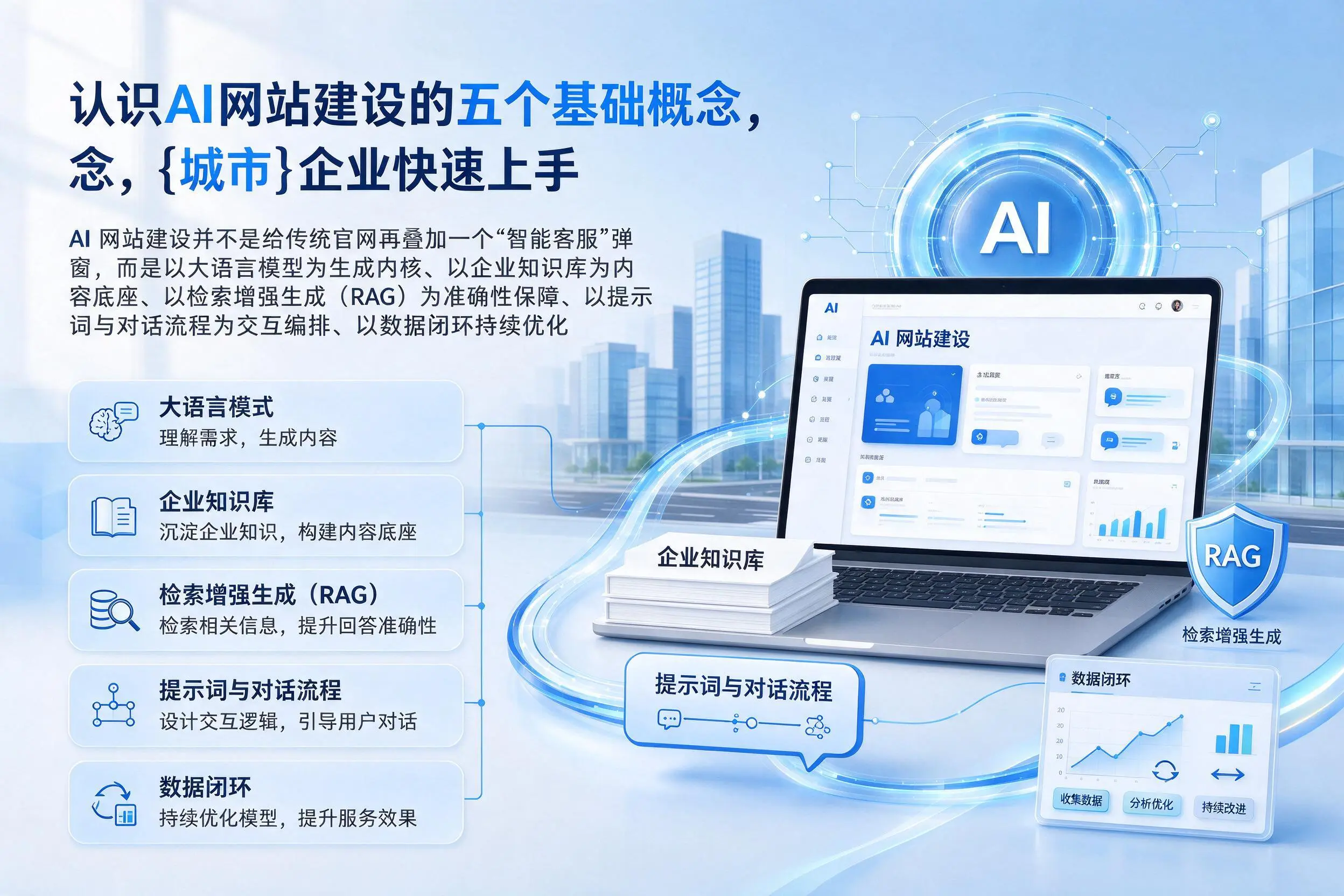 认识AI网站建设的五个基础概念，松原企业快速上手